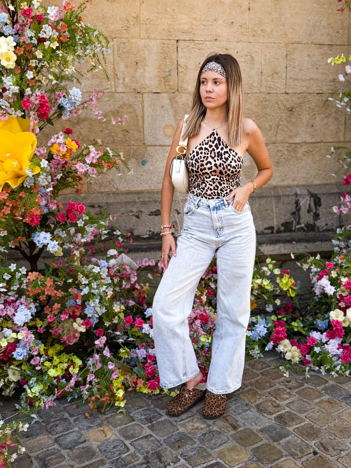 Mules tendance 2025 pour femme – Style léopard
