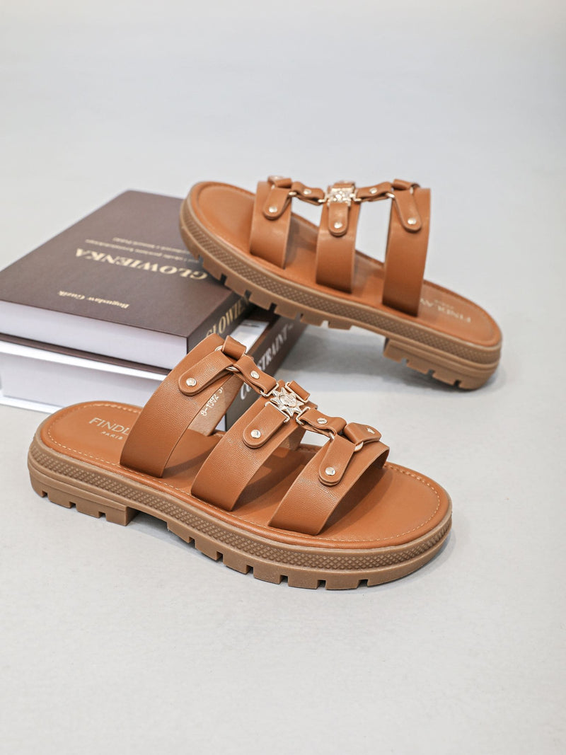 Sandales Findlay style avec semelle crantée épaisse